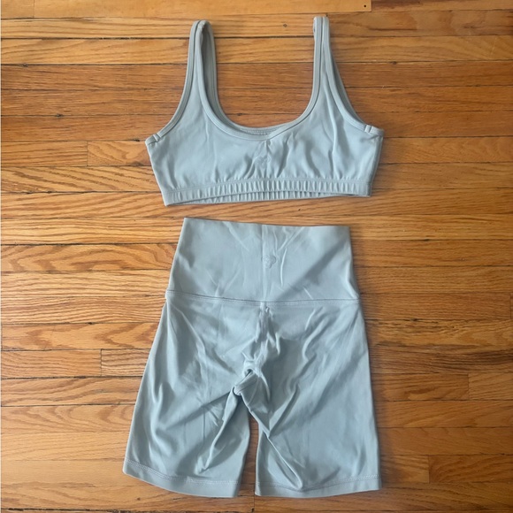 Aritzia Pants - aritzia tna action pale green workout set